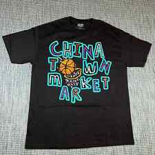 Chinatown Market Parquet Courts Shirt Black Puff Print Sz XL, used for sale  Shipping to South Africa