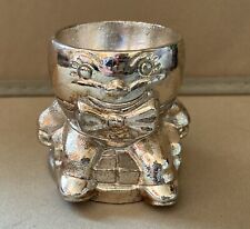 VINTAGE SILVER PLATED HUMPTY DUMPTY EGG CUP NOVELTY NURSERY RHYME EGGCUP, used for sale  Shipping to South Africa
