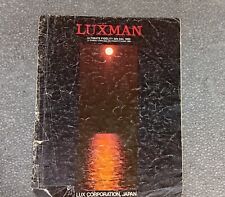 Luxman catalogo illustrato usato  Italia
