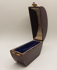 Antique Burgundy Leather Jewellery Box - Bangle Display Case Dublin Retailer, used for sale  Shipping to South Africa