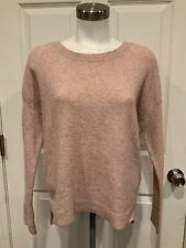 Suéter de malha texturizado roxo claro Rachel Zoe com gola V traseira, tamanho pequeno, usado comprar usado  Enviando para Brazil