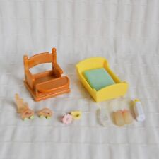Sylvanian Families Baby Accessories, High Chair, Cot, Baby Bottles, Dummy for sale  Shipping to South Africa