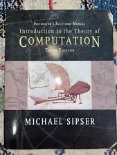 Introdução à Teoria da Computação 3e Manual de Solução do Instrutor comprar usado  Enviando para Brazil