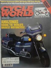 Cycle World Motorcycle Magazine Novembro 1985 Amazonas 86 1600 Husky 540 Bicicleta Vintage comprar usado  Enviando para Brazil