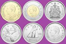 Free SH: Set of 6 2024 Canada Coins King Charles III Effigy Mint UNC. Loonie., używany na sprzedaż  Wysyłka do Poland