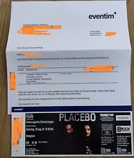 1xkarte ticketv placebo gebraucht kaufen  Tauberbischofsheim