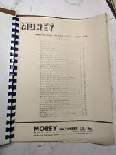 Morey machinery operator for sale  USA