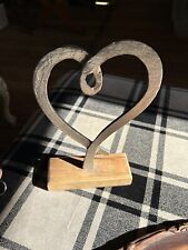 Heart wooden block for sale  BRENTWOOD