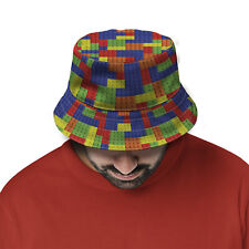 Blocos de construção - Chapéu balde moda boné de sol chapéu unissex para área externa, usado comprar usado  Enviando para Brazil