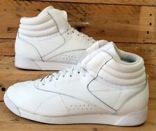 Reebok Freestyle High Satin Bow Leather Trainers UK7/US9.5/EU40.5 CM8903 White for sale  Shipping to South Africa