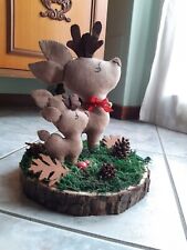 Decorazione natalizia renne usato  Verdellino
