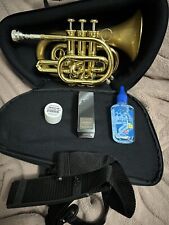 Trompete de bolso Carol bronze CPT-3000-GLS com estojo e bocal comprar usado  Enviando para Brazil