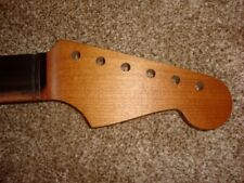 STRAT NECK Roast Maple & Macassar Ebony Fingerboard 21f Musikraft, used for sale  Shipping to South Africa