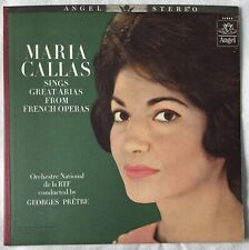 Maria Callas canta grandes arias de óperas francesas discos de anjo estéreo LP 35882, usado comprar usado  Enviando para Brazil