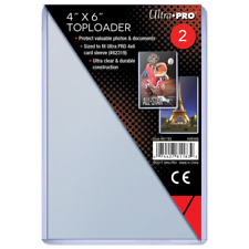 (2) Ultra PRO 4" x 6" Toploaders Post Cards Photos Oversize Cards FREE SHIPPING for sale  Shipping to South Africa