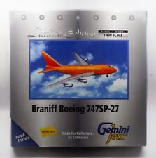GeminiJets GJBNF009 Braniff International Boeing 747SP-27 1/400 Scale Model for sale  Shipping to South Africa