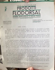 Lettera prodotti flodorsal usato  Viterbo