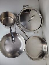 All-Clad Stainless 5pc Polished Cookware Set Vtg for sale  Shipping to South Africa