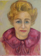 Portrait woman oil for sale  Westbury