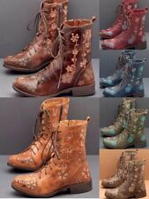 Usado, Zapatos para mujer, botas para mujer, botas de cuero de estilo étnico para mujer, talla grande Rou segunda mano  Embacar hacia Argentina