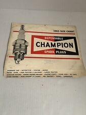 1963 champion spark for sale  Glendora