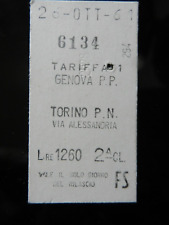 13.1.2 biglietto treno usato  Genova