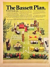 The Basset Plan Furnish Your Home On A Budget Vintage 1974 Impressão Anúncio 9 x12 comprar usado  Enviando para Brazil