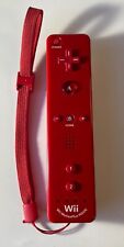 Nintendo Red Wii Controller Authentic Wii Remote W/ LANYARD- TESTED- SHIPS FREE, used for sale  Shipping to South Africa