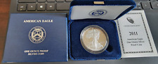 Moneda de plata American Eagle 2011 como nueva de Estados Unidos con caja/certificado de autenticidad KJS segunda mano  Embacar hacia Mexico