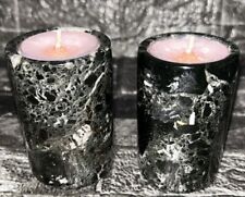 Pair black marble for sale  RIPLEY
