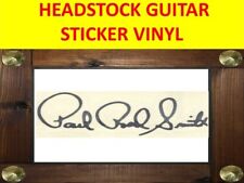 Paul Reed Smith Stickers Silver Mirror Vinyl From headstock Guitar & Bass comprar usado  Enviando para Brazil