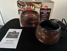 Olla eléctrica de fusión Wilton Chocolate Pro servidor fondue postre ¡funciona! segunda mano  Embacar hacia Argentina