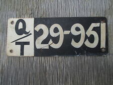 Reboque Queensland década de 1940 Q/T 29-951 placa estampada comprar usado  Enviando para Brazil