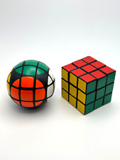 Lote de cubo redondo vintage Rubik's cubo raro 1980 bola mágica círculo redondo comprar usado  Enviando para Brazil