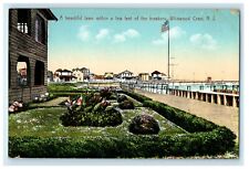 Cartão postal c1910 A Beautiful Lawn Within Breakers Wildwood Crest Nova Jersey NJ, usado comprar usado  Enviando para Brazil