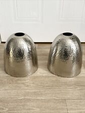 Silver light shades for sale  Shipping to Ireland