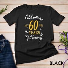 Camiseta unissex comemorando 60 anos de casamento 1964 aniversário casamento comprar usado  Enviando para Brazil