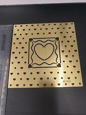 Brass embossing stencil for sale  SOUTH SHIELDS