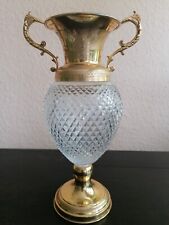 Kristall vase vergoldetem gebraucht kaufen  Furth