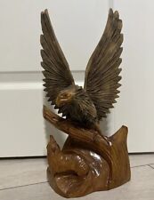 Adler figur holzfigur gebraucht kaufen  Bad Freienwalde (Oder)