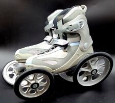 LandRoller Terra 9 Skates Rollerblades Women's Size 8 Grey/Blue VGC!  for sale  Shipping to South Africa