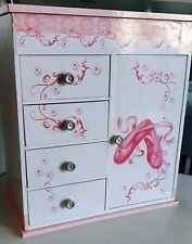 Ballet Shoes Jewellery Box White/Pink Used in Excellent Condition  for sale  BIRMINGHAM