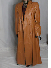 Casaco de couro feminino marrom 40-L Escada longo macio pele de cordeiro vintage anos 80 anos 90 raro comprar usado  Enviando para Brazil