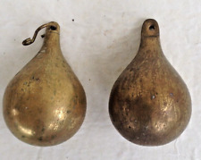 Pair brass pear for sale  IPSWICH