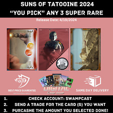 Topps Star Wars Card Trader Suns of Tatooine VOCÊ ESCOLHE quaisquer 3 cartas super raras comprar usado  Enviando para Brazil