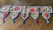 Toran embroidered valance for sale  HARROGATE