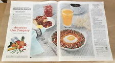 American Can Company anuncio impreso vintage marzo 1954 decoración original del hogar desayuno arte segunda mano  Embacar hacia Argentina