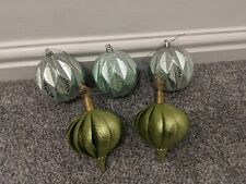Christmas decorations green for sale  WIDNES