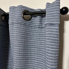UGG Grommet Window Curtain Panel Blue 50" X 84” Room Darkening Set of Two 2537 for sale  Shipping to South Africa