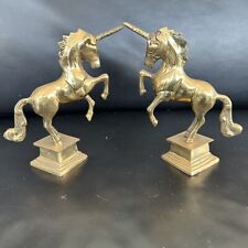 Pair vintage brass for sale  WITHAM